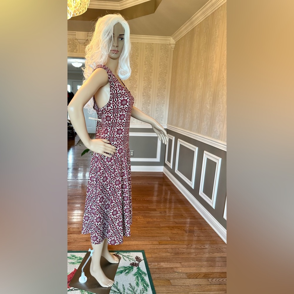 Lularoe! Nicki dress😎size-XL/maroon/blk/white